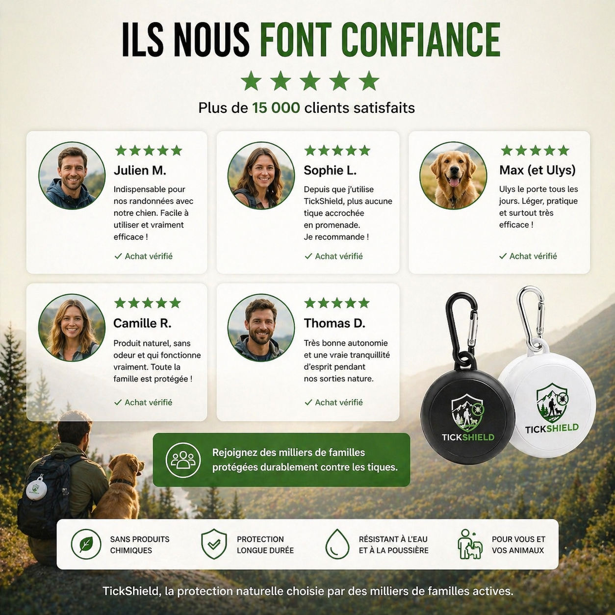 TickShield – Protection personnelle anti-tiques