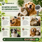 Brosse Chien/Chat TickShield