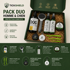 Pack Duo Homme & Chien – Protection Anti-Tiques Complète TickShield