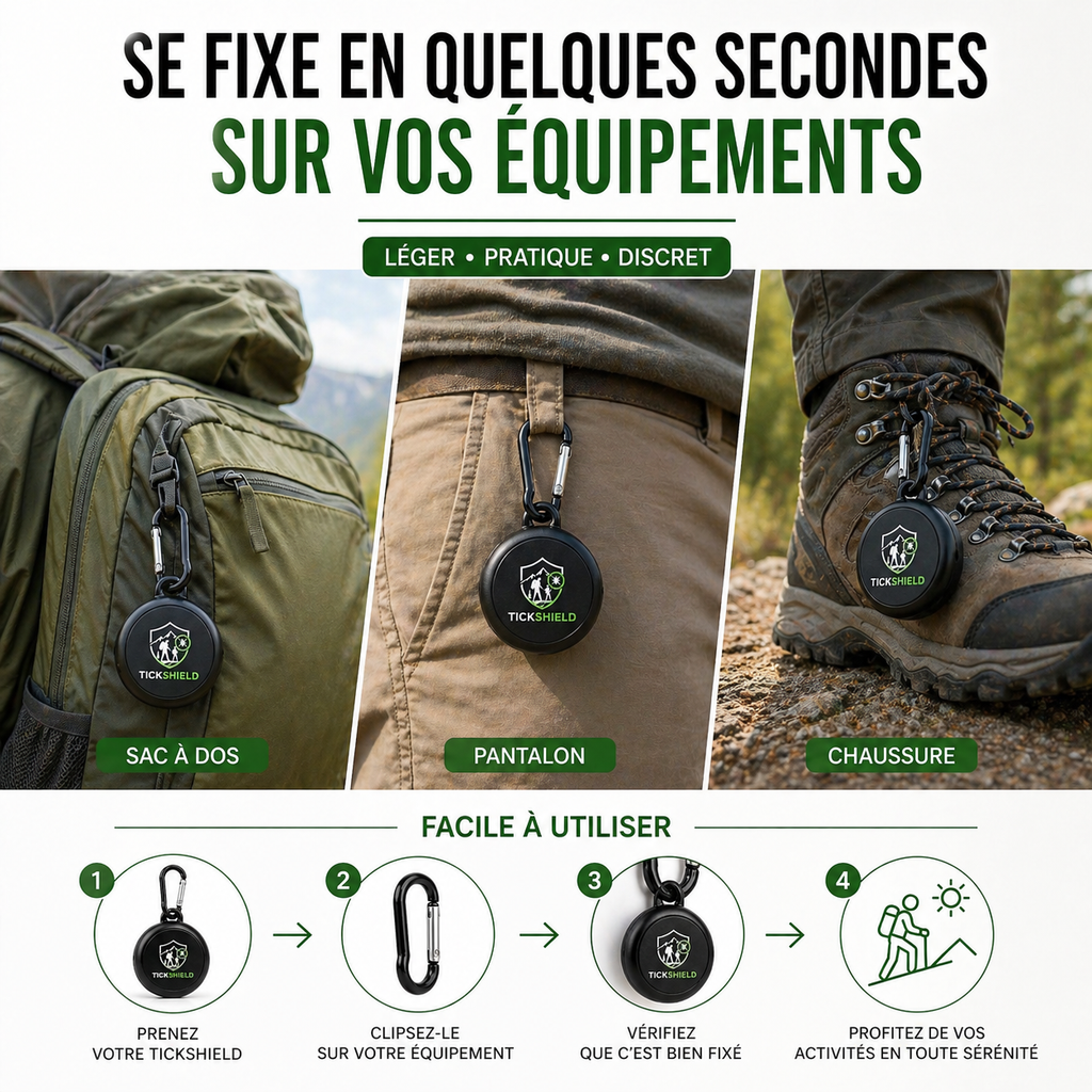 TickShield – Protection personnelle anti-tiques