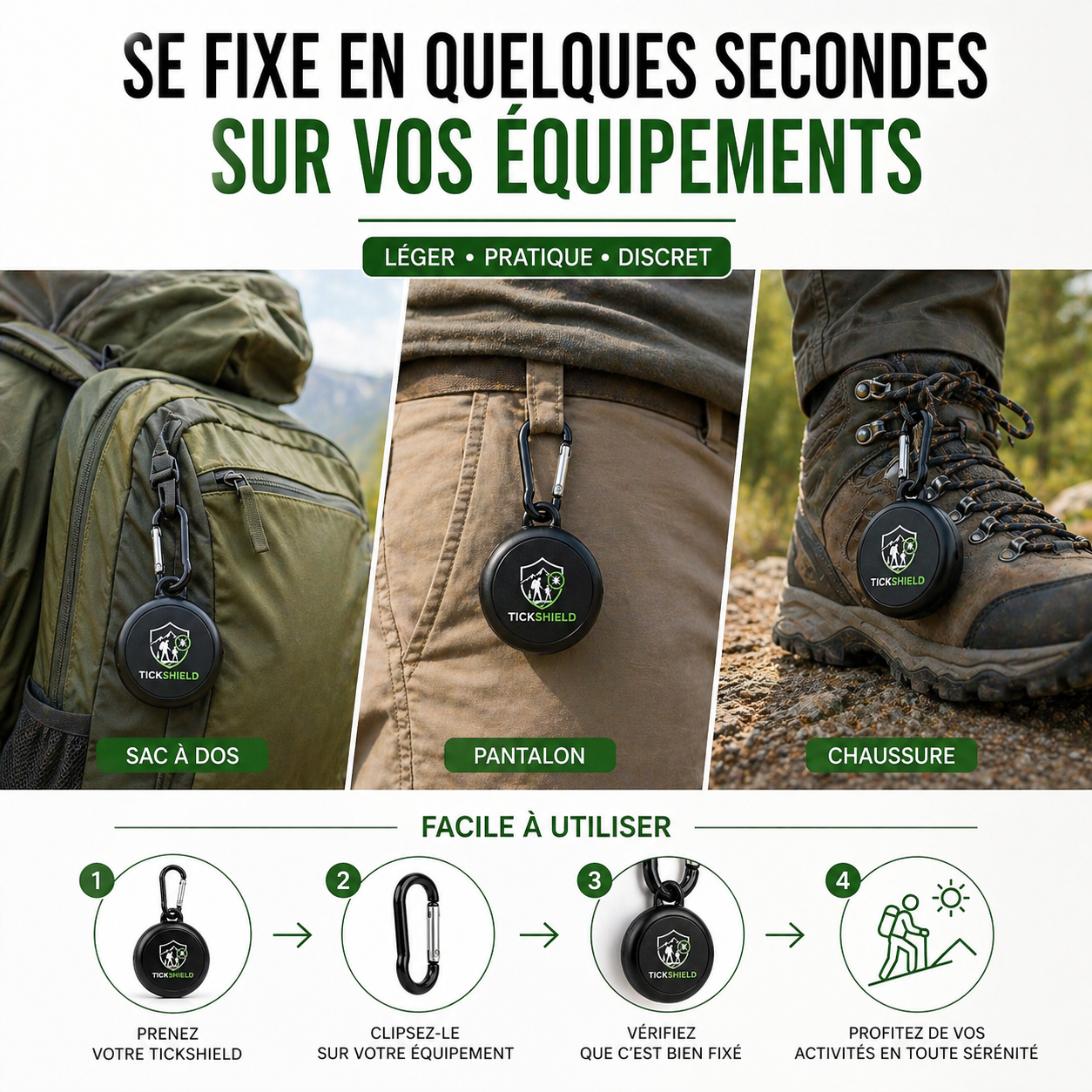 TickShield – Protection personnelle anti-tiques