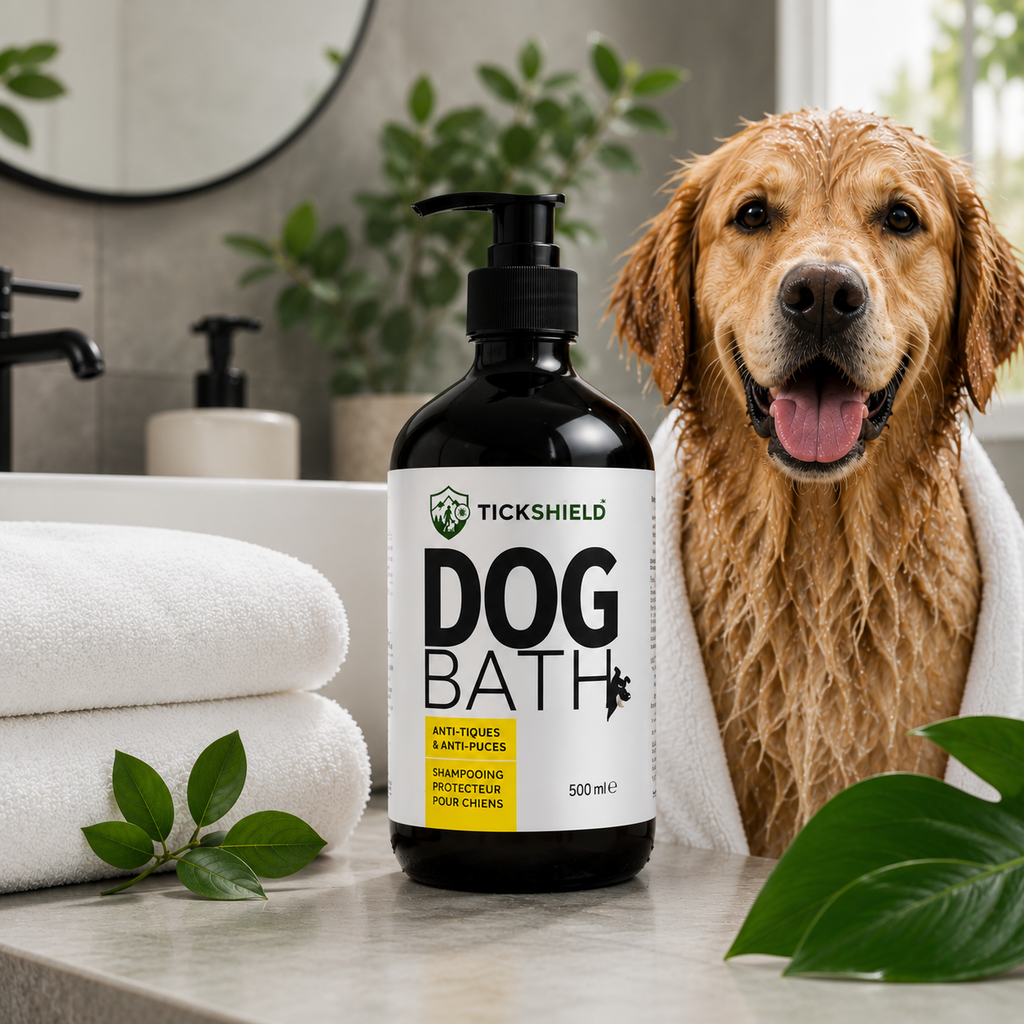shampooing chien TickShield