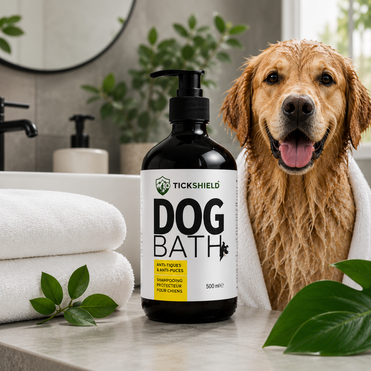 shampooing chien TickShield