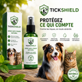 Spray anti-tiques Humain/Chien TickShield