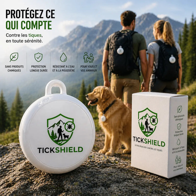 Pack Duo TickShield™ – Protection Homme + Chien (2 pièces) TickShield