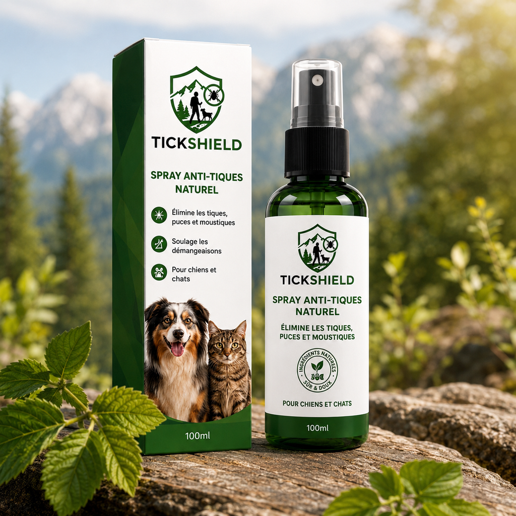 Spray anti-tiques Humain/Chien TickShield