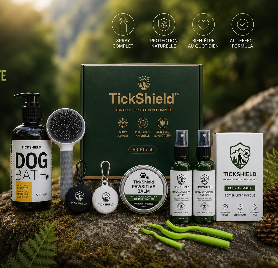Pack Duo Homme & Chien – Protection Anti-Tiques Complète TickShield