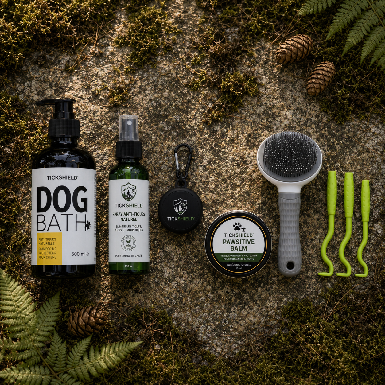 Pack Chien – Protection Anti-Tiques Complète TickShield